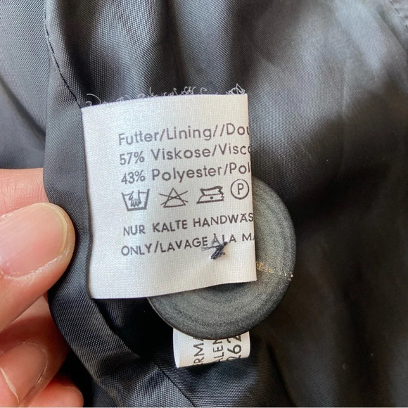 Evelin Brandt  Berlin Wool Blend Made In Germany Blazer - Picture 10 of 14